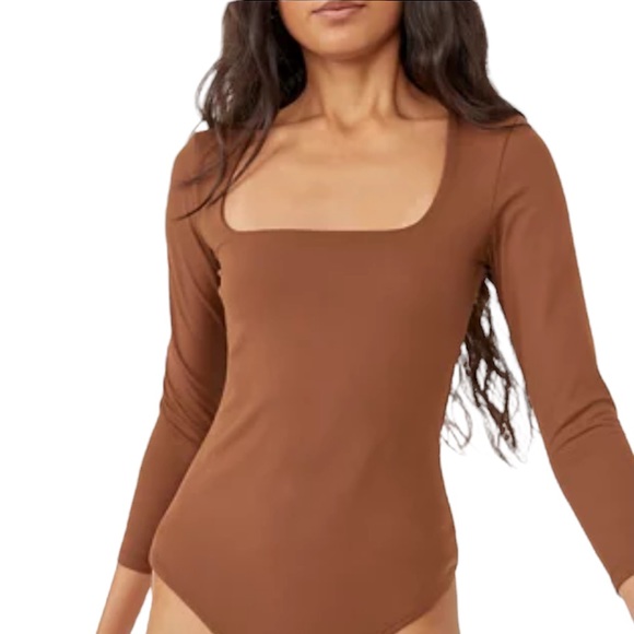 Free People Tops - NWT Free People Truth or Square Bodysuit